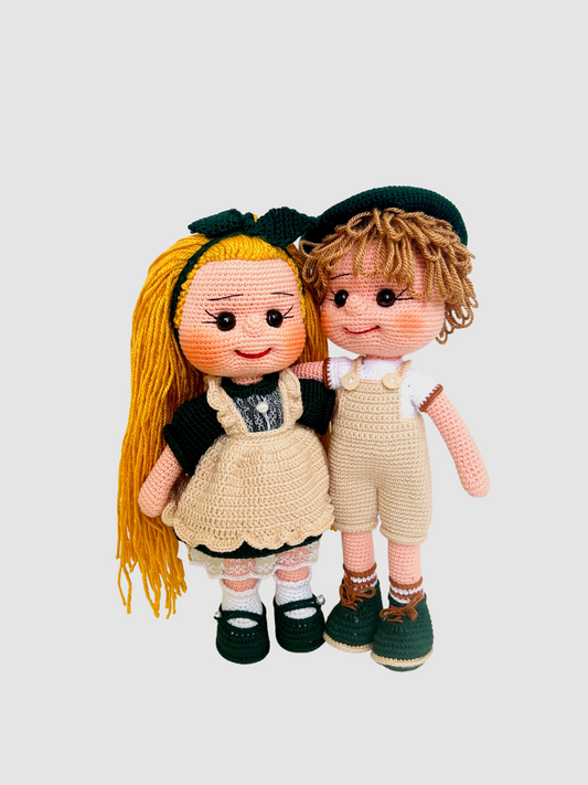 Puppenpaar, 30cm