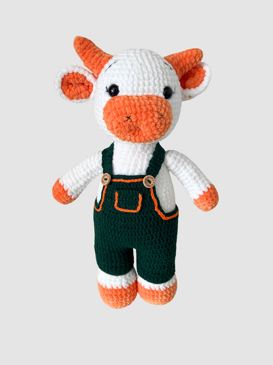 Cozy Kuh, 40cm, grün